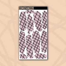 Load image into Gallery viewer, Pastel Crisscross Large Swatch Sticker Sheet