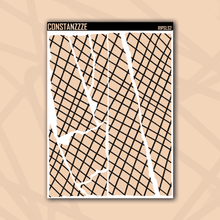 Load image into Gallery viewer, Jumbo Pastel Crisscross Rippies Sticker Sheet