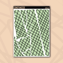Load image into Gallery viewer, Jumbo Pastel Crisscross Rippies Sticker Sheet