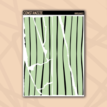 Load image into Gallery viewer, Jumbo Pastel Stripes Rippies Sticker Sheet