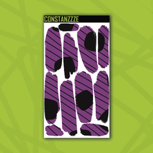 Load image into Gallery viewer, Traditional Dot and Stripes Large Swatch Sticker Sheet