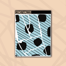 Load image into Gallery viewer, Pastel Dot With Stripes Small Rippies Sticker Sheet