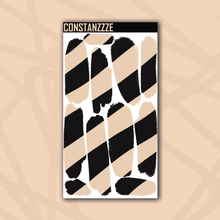 Load image into Gallery viewer, Pastel Thick Stripe Large Swatch Sticker Sheet