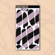 Load image into Gallery viewer, Pastel Thick Stripe Large Swatch Sticker Sheet