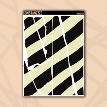 Load image into Gallery viewer, Jumbo Pastel Thick Stripe Rippies Sticker Sheet