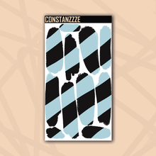 Load image into Gallery viewer, Pastel Thick Stripe Large Swatch Sticker Sheet