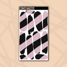 Load image into Gallery viewer, Pastel Thick Stripe Large Swatch Sticker Sheet