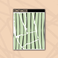 Load image into Gallery viewer, Pastel Stripes Small Rippies Sticker Sheet