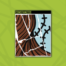 Load image into Gallery viewer, Traditional Sally Stitched Small Rippies Sticker Sheet