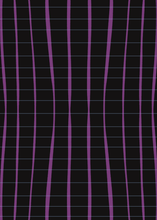 Load image into Gallery viewer, Traditional Purple Stripes On Black Reusable Sticker Book