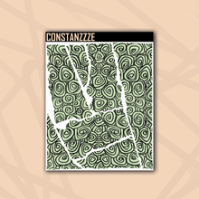 Load image into Gallery viewer, Pastel Swirlies Small Rippies Sticker Sheet