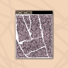 Load image into Gallery viewer, Pastel Swirlies Small Rippies Sticker Sheet