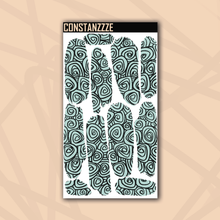 Load image into Gallery viewer, Pastel Swirlies Large Swatch Sticker Sheet