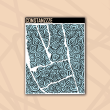 Load image into Gallery viewer, Pastel Swirlies Small Rippies Sticker Sheet