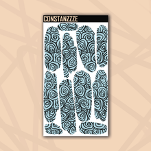 Load image into Gallery viewer, Pastel Swirlies Large Swatch Sticker Sheet