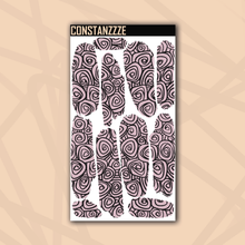 Load image into Gallery viewer, Pastel Swirlies Large Swatch Sticker Sheet