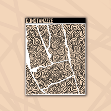 Load image into Gallery viewer, Pastel Swirlies Small Rippies Sticker Sheet