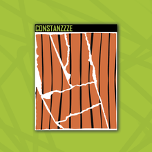 Load image into Gallery viewer, Traditional Stripes Small Rippies Sticker Sheet