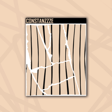 Load image into Gallery viewer, Pastel Stripes Small Rippies Sticker Sheet