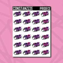 Load image into Gallery viewer, Love is Love Sticker Sheet