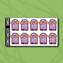 Load image into Gallery viewer, Summer Ghostie Notes Sticker Sheet