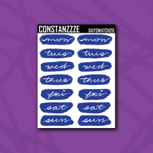 Load image into Gallery viewer, Brights Day Swatch Sticker Sheet