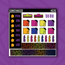 Load image into Gallery viewer, Ghostie Hobonichi Cousin Sticker Kit