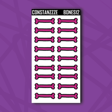 Load image into Gallery viewer, Bone Header Sticker Sheet