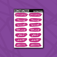 Load image into Gallery viewer, Brights Day Swatch Sticker Sheet