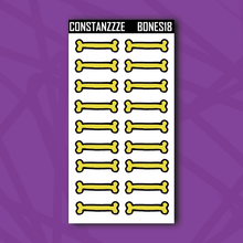 Load image into Gallery viewer, Bone Header Sticker Sheet