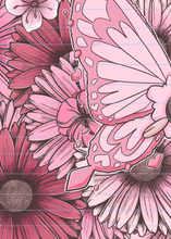 Load image into Gallery viewer, Pink Butterfly Reusable Sticker Book