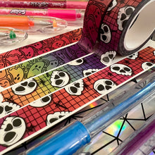 Load image into Gallery viewer, Bright Skullie/Ghostie Washi Tape 15mm