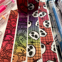 Load image into Gallery viewer, Bright Skullie/Ghostie Washi Tape 15mm