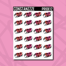 Load image into Gallery viewer, Love is Love Sticker Sheet