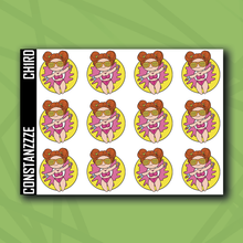 Load image into Gallery viewer, Fun in the Sun Chibi Floatie Sticker Sheet (Light Skin Tone)