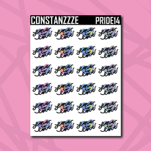 Load image into Gallery viewer, Love is Love Sticker Sheet