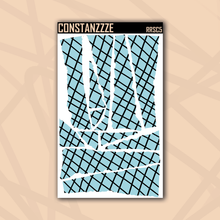 Load image into Gallery viewer, Pastel Crisscross Rippies Sticker Sheet