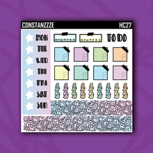 Load image into Gallery viewer, Ghostie Hobonichi Cousin Sticker Kit