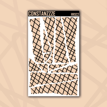 Load image into Gallery viewer, Pastel Crisscross Rippies Sticker Sheet