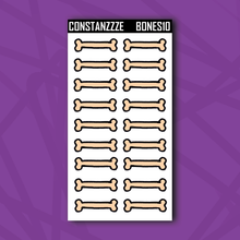 Load image into Gallery viewer, Bone Header Sticker Sheet