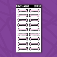 Load image into Gallery viewer, Bone Header Sticker Sheet
