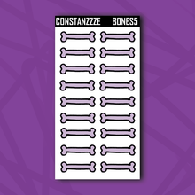 Load image into Gallery viewer, Bone Header Sticker Sheet