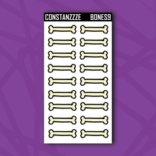 Load image into Gallery viewer, Bone Header Sticker Sheet