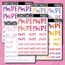 Load image into Gallery viewer, Pride Hand Lettered Sticker Sheet
