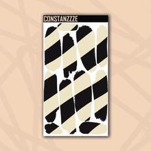 Load image into Gallery viewer, Pastel Thick Stripe Large Swatch Sticker Sheet