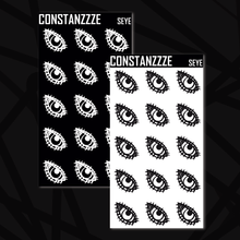 Load image into Gallery viewer, Large Skull Witch Eye Sticker Sheet