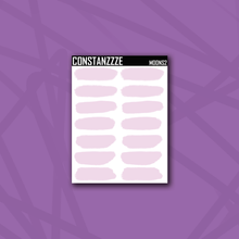 Load image into Gallery viewer, Purple Moon Swatch Sticker Sheet