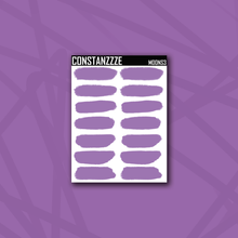 Load image into Gallery viewer, Purple Moon Swatch Sticker Sheet