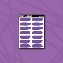 Load image into Gallery viewer, Purple Moon Swatch Sticker Sheet