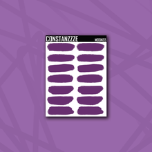 Load image into Gallery viewer, Purple Moon Swatch Sticker Sheet